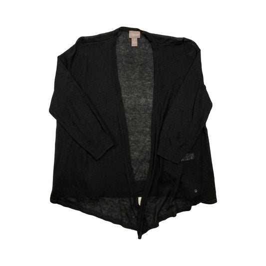 Sweater Cardigan By Chicos In Black, Size:S