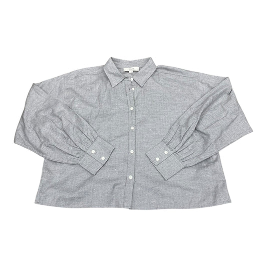Top Ls By Loft In Grey, Size:L
