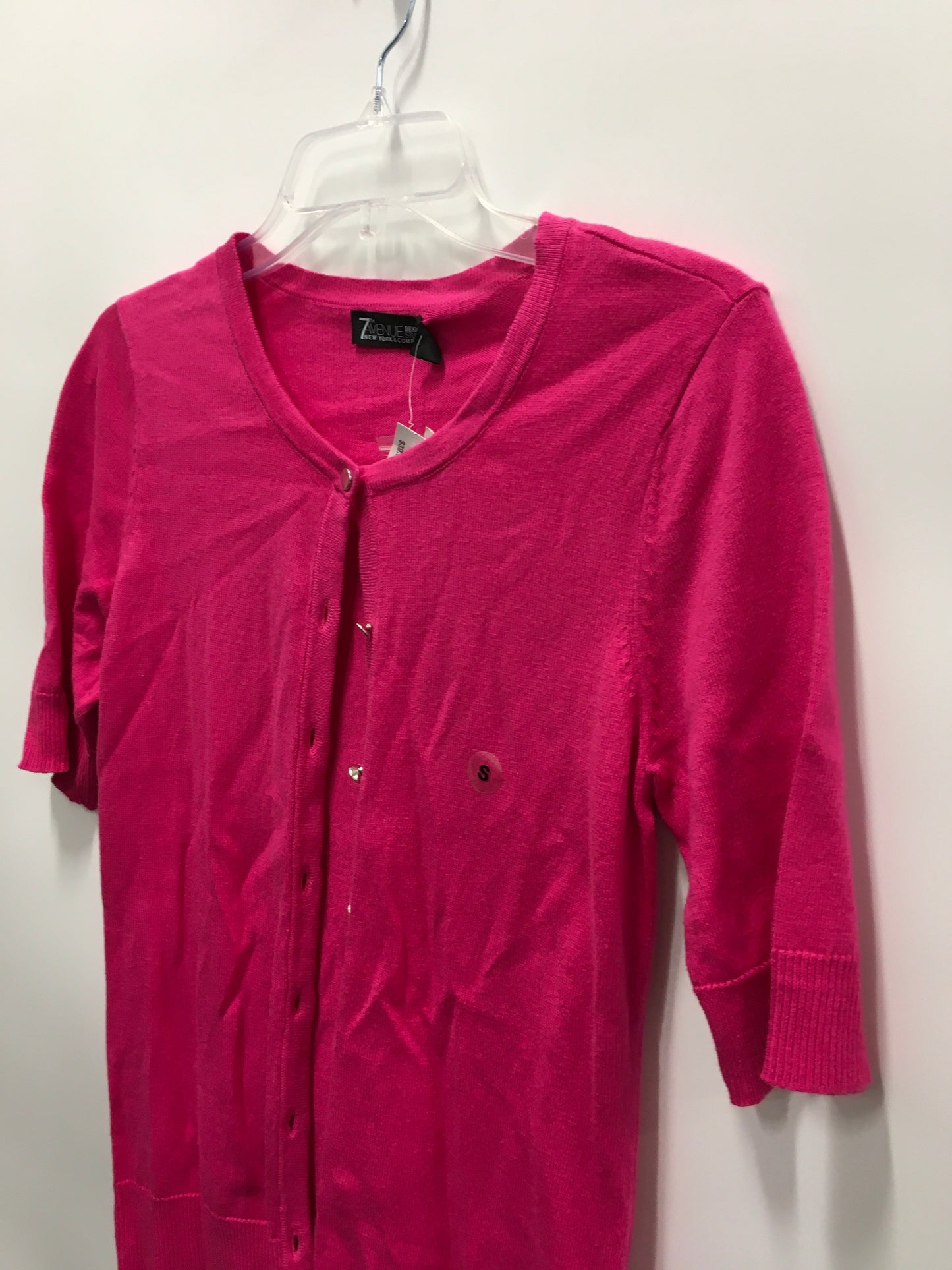 Pink Sweater Cardigan New York And Co, Size S