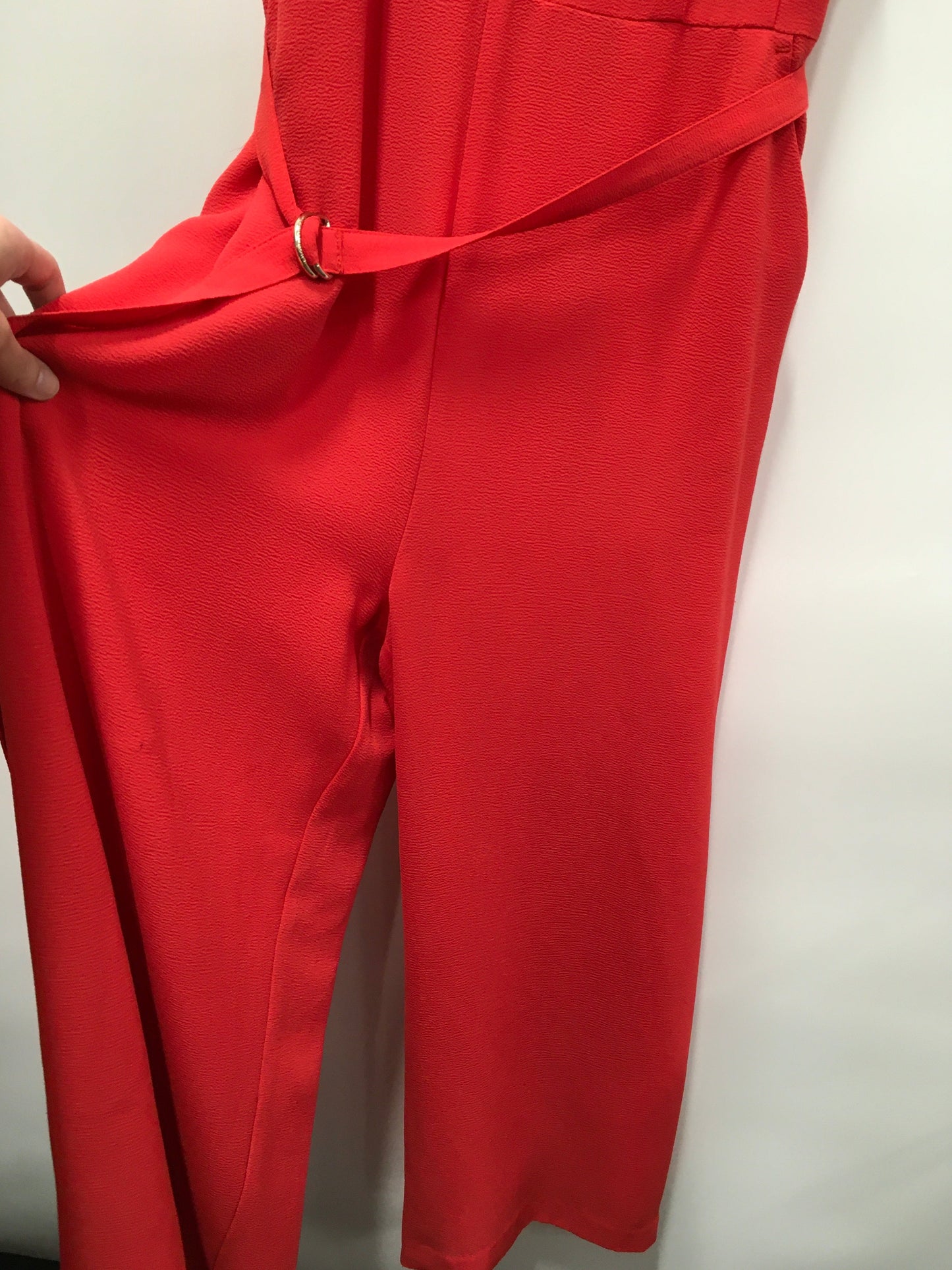 Red Jumpsuit Michael By Michael Kors, Size 12