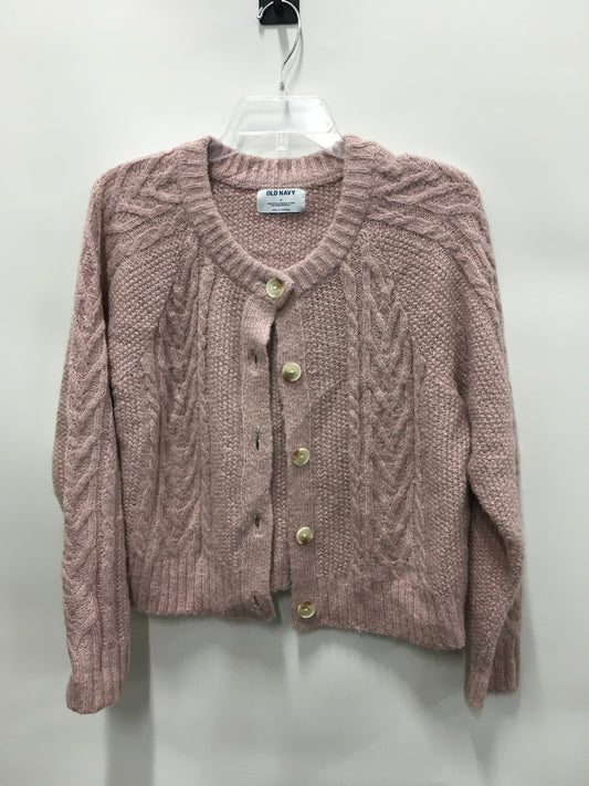 Pink Sweater Cardigan Old Navy, Size M