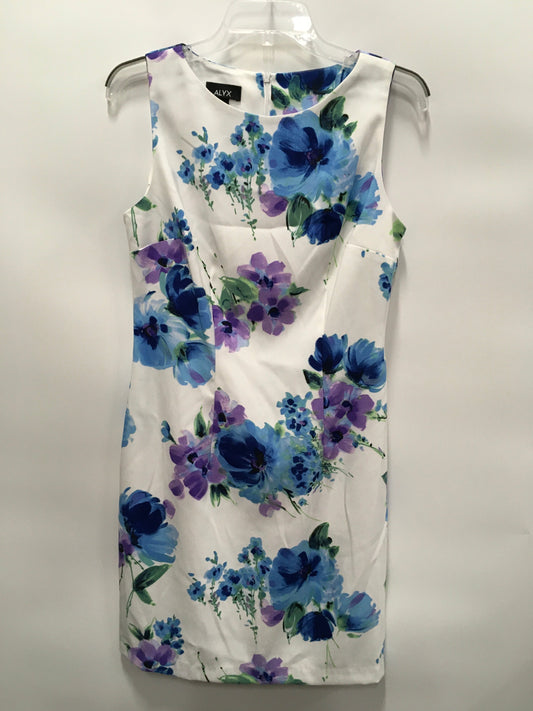 White Blue Dress Casual Short Alyx, Size 8