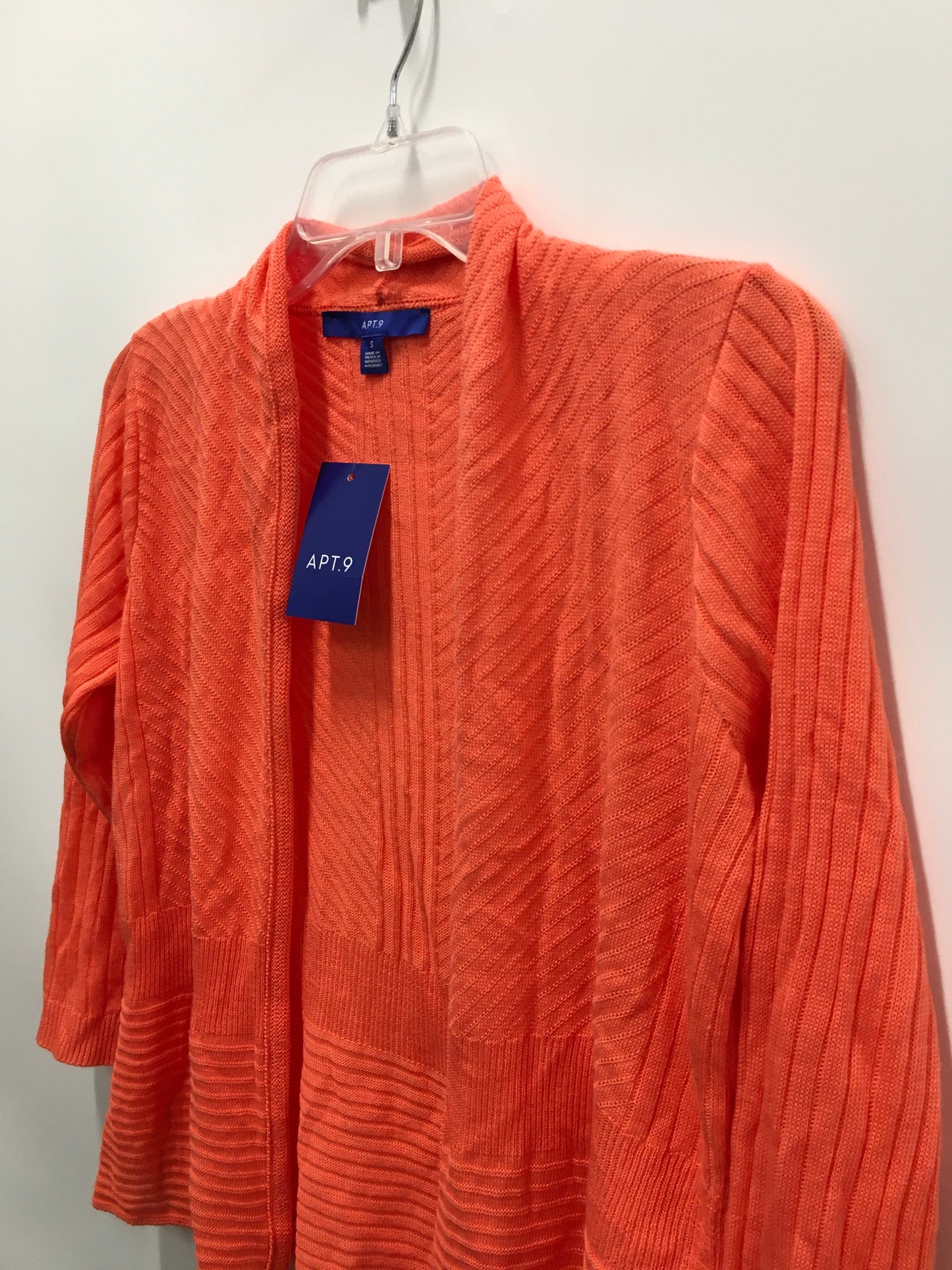 Orange Cardigan Apt 9, Size S