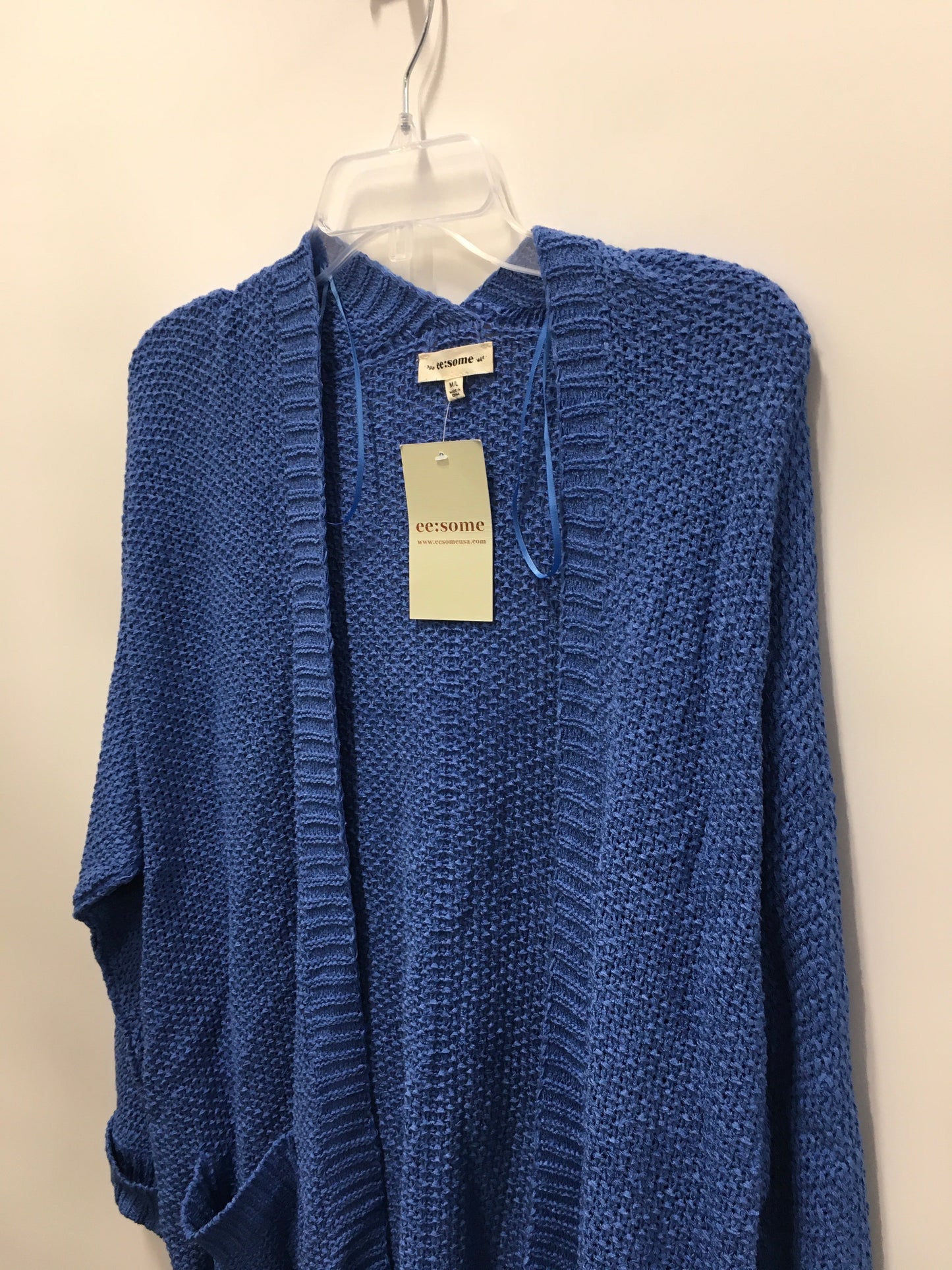 Blue Cardigan Ee Some, Size M