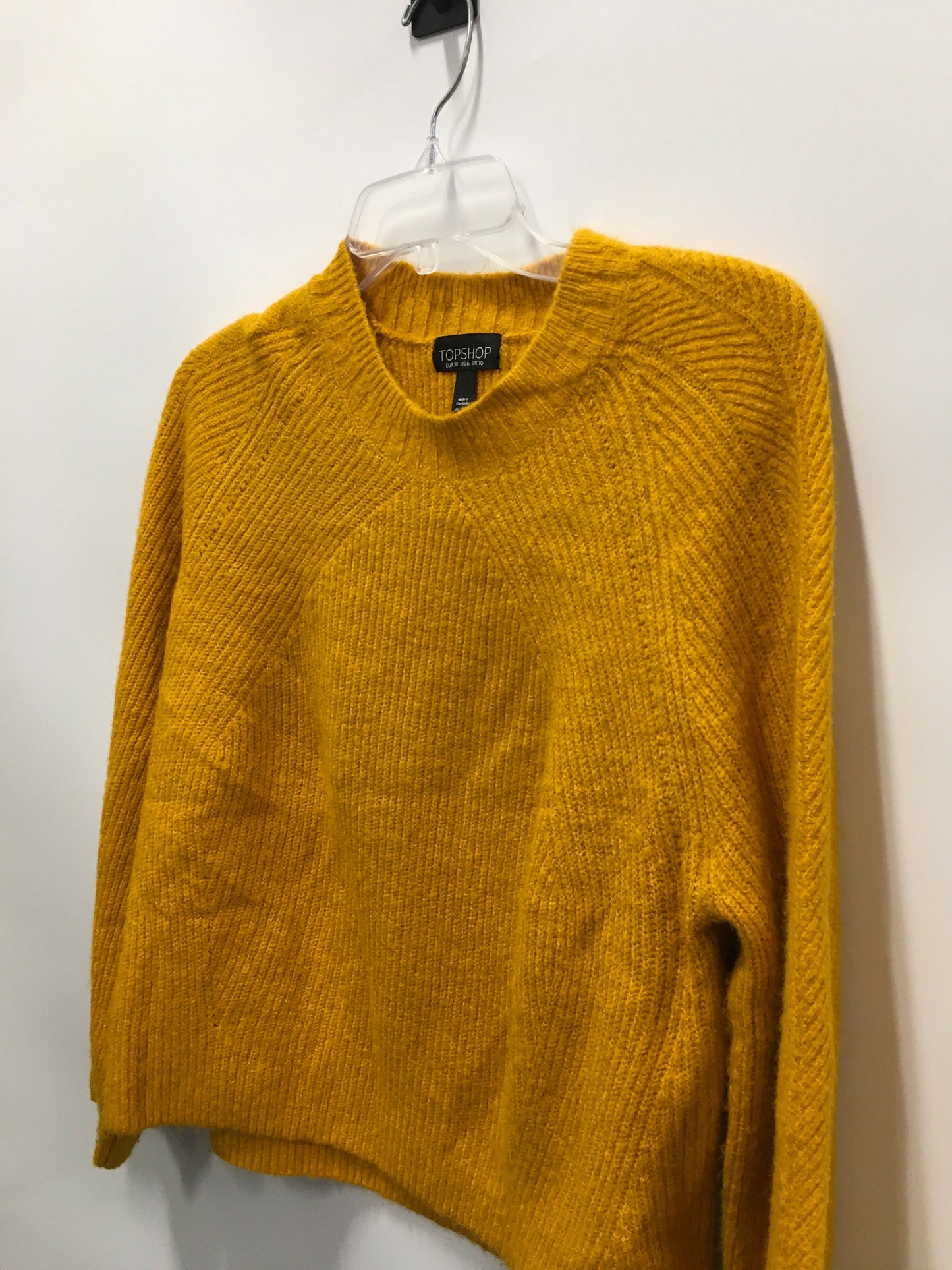 Yellow Sweater Top Shop, Size M