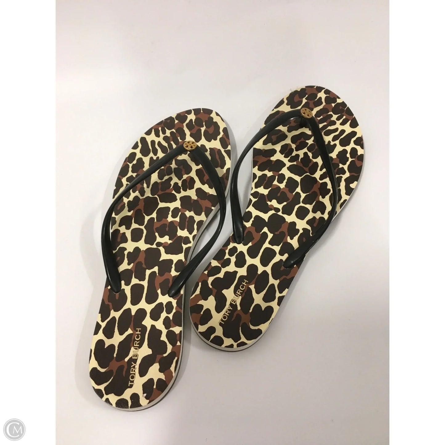 Sandals Designer By Tory Burch In Animal Print, Size: 10