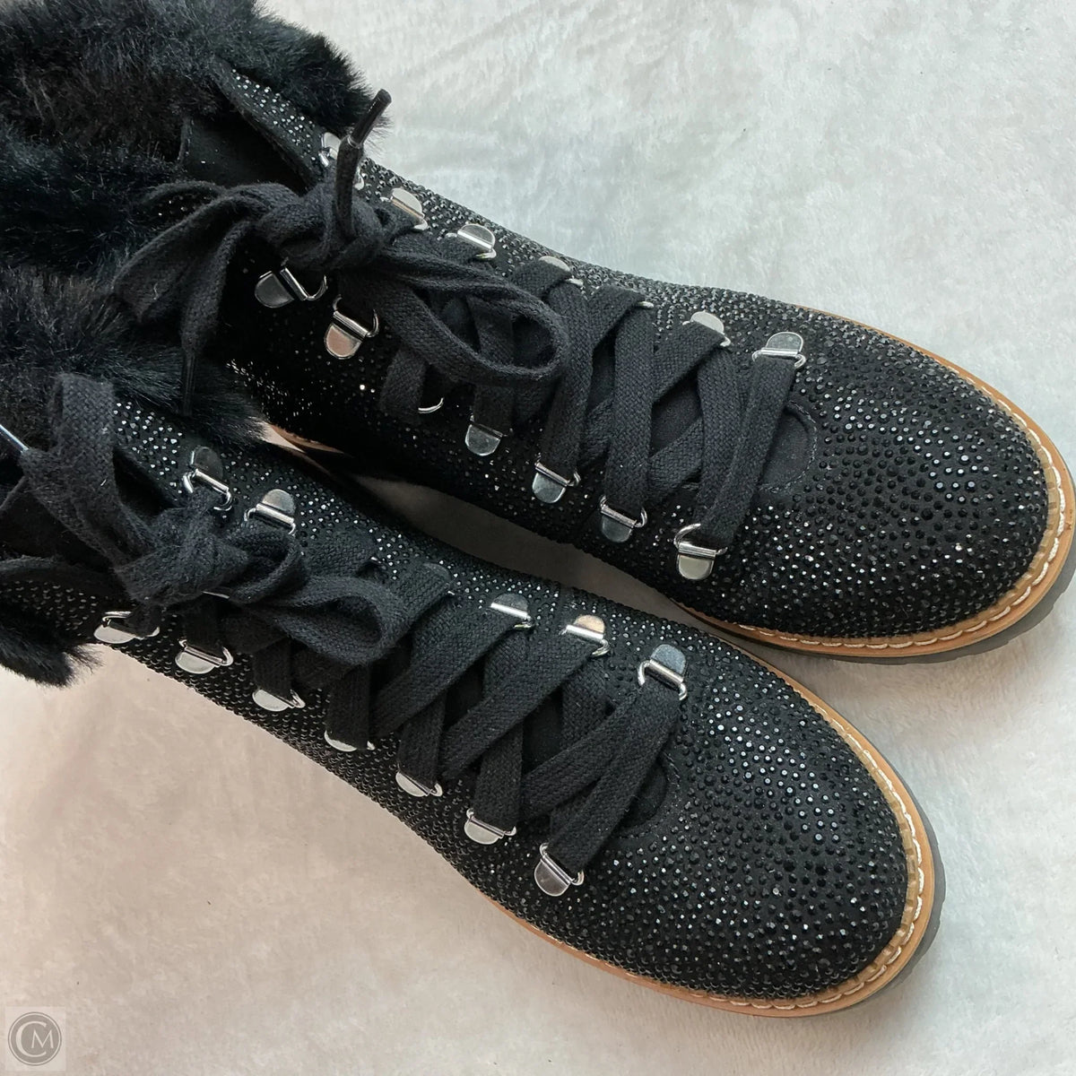 Boots Ankle Flats By Inc In Black, Size: 8.5