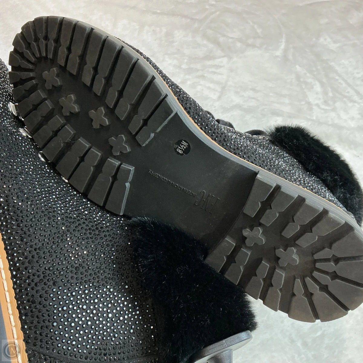 Boots Ankle Flats By Inc In Black, Size: 8.5