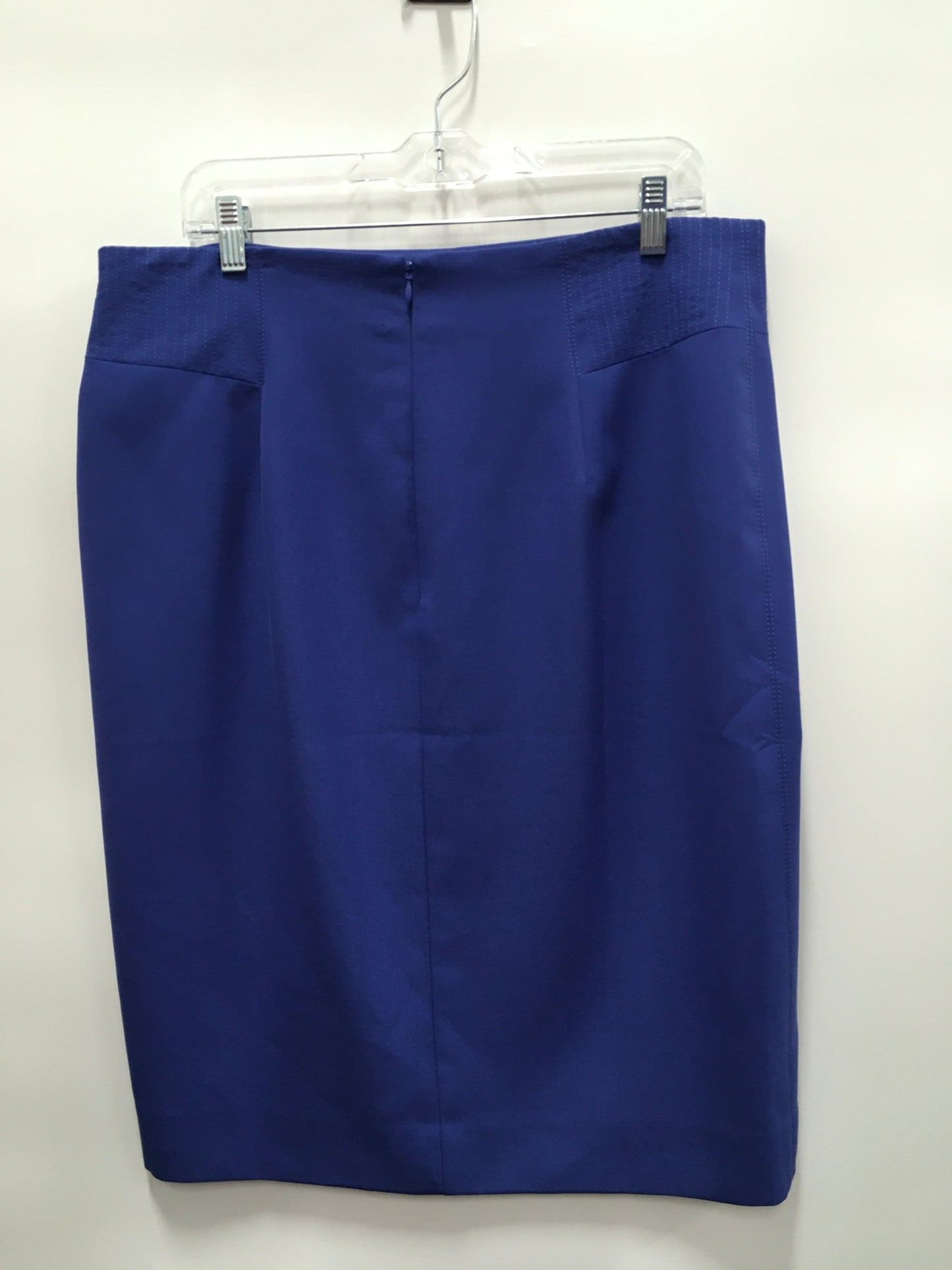 Blue Skirt Midi White House Black Market, Size 14
