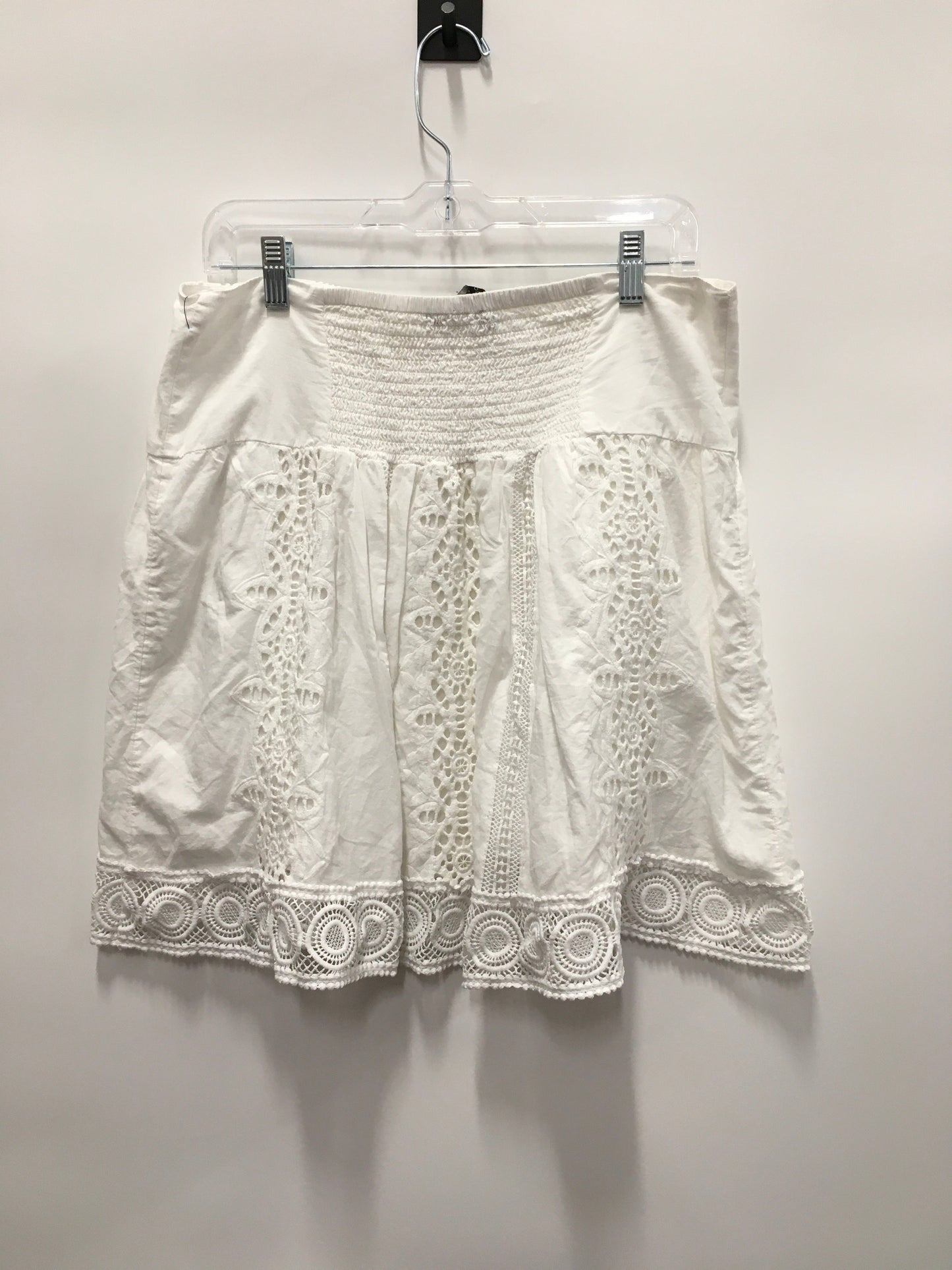 White Skirt Mini & Short White House Black Market, Size L