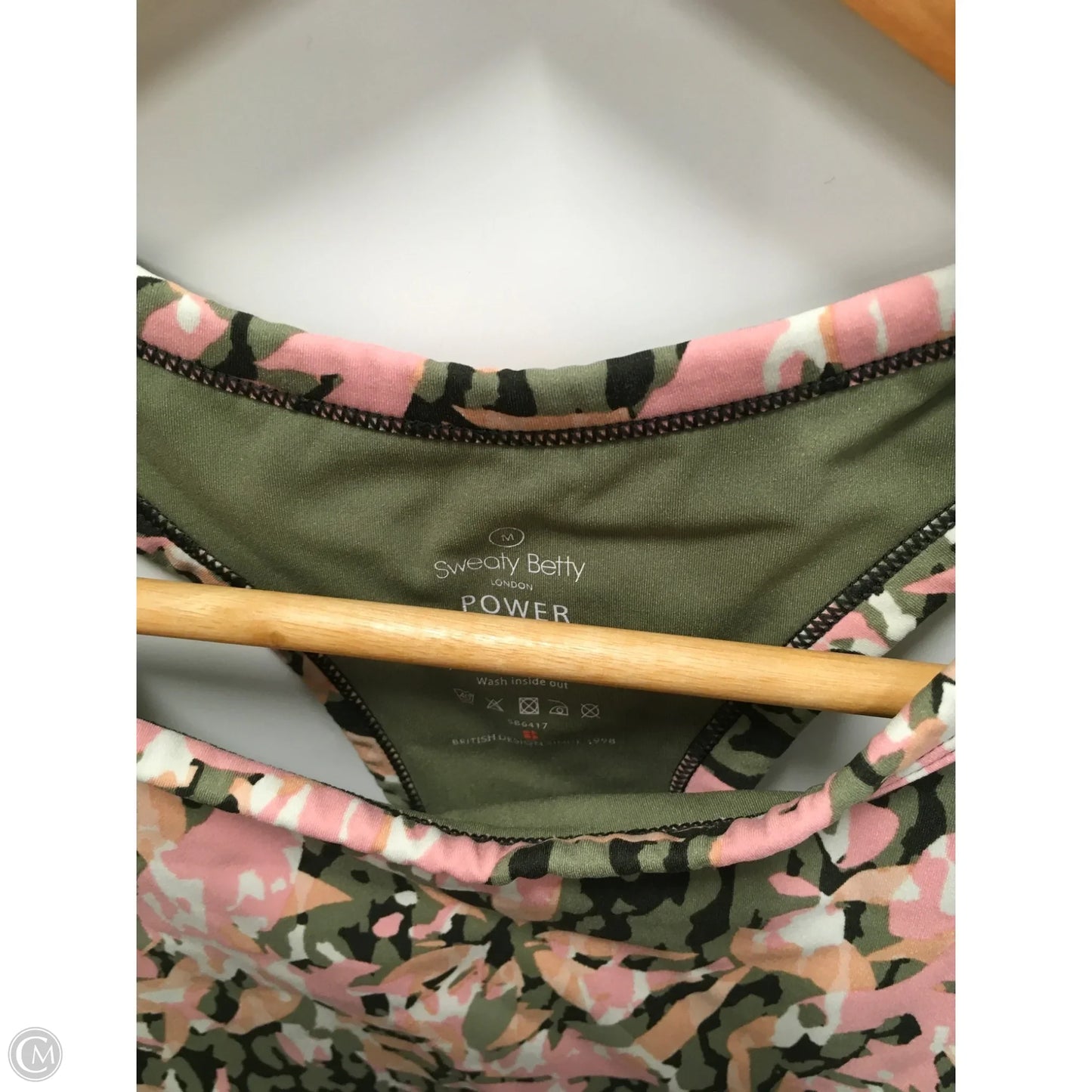 Athletic Bra By Sweaty Betty In Floral Print, Size: M