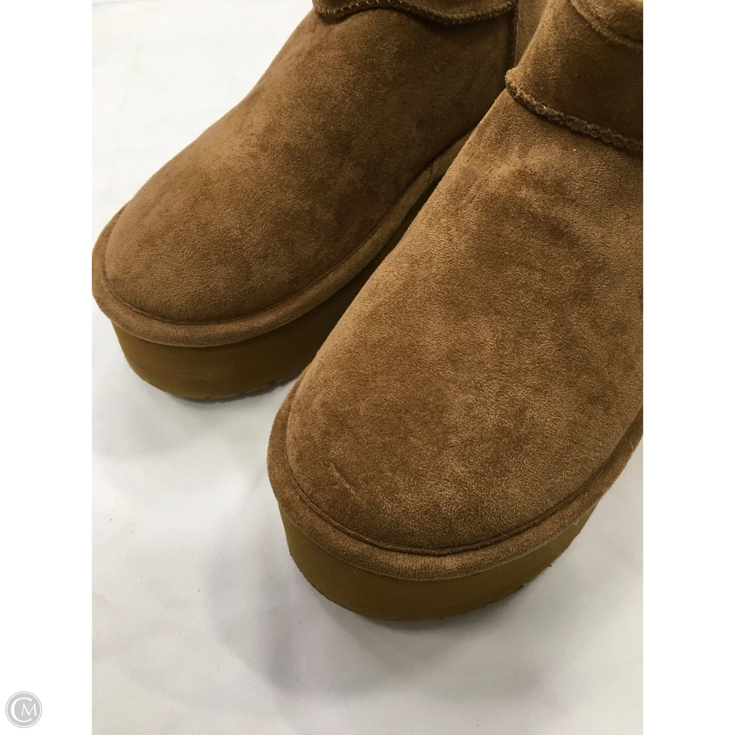 Boots Ankle Heels By Madden Girl In Brown, Size: 8