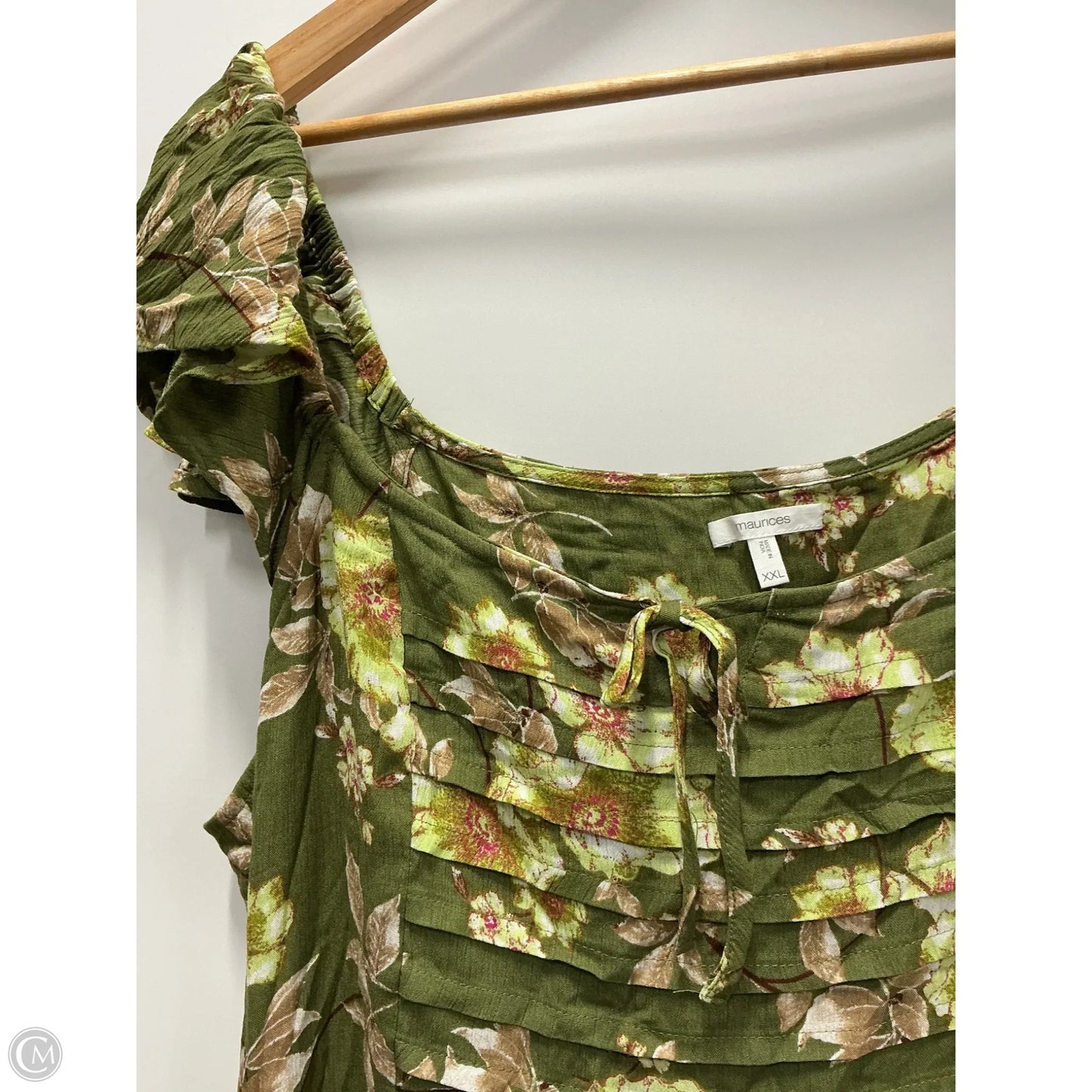 Dress Casual Maxi By Maurices In Green, Size: 1x