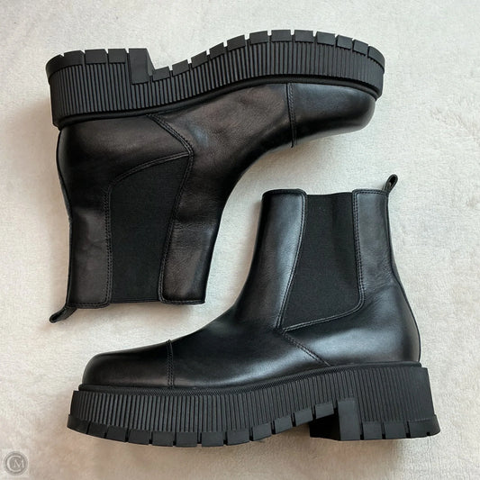 Boots Ankle Heels By Steve Madden In Black, Size: 9.5