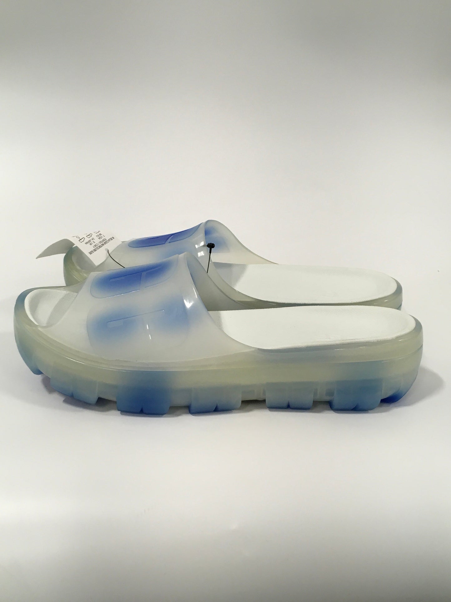 Blue Sandals Flats Ugg, Size 7