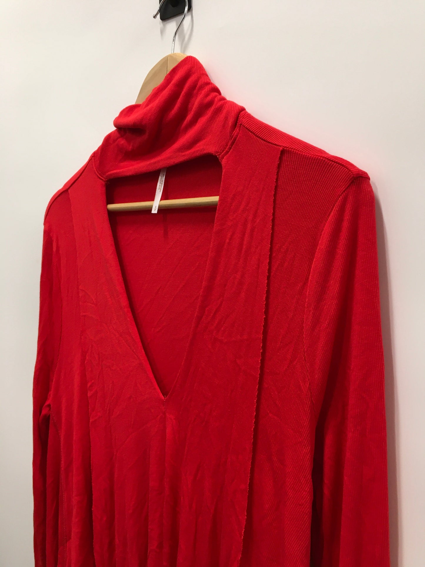 Top Long Sleeve By Free People In Red, Size: S