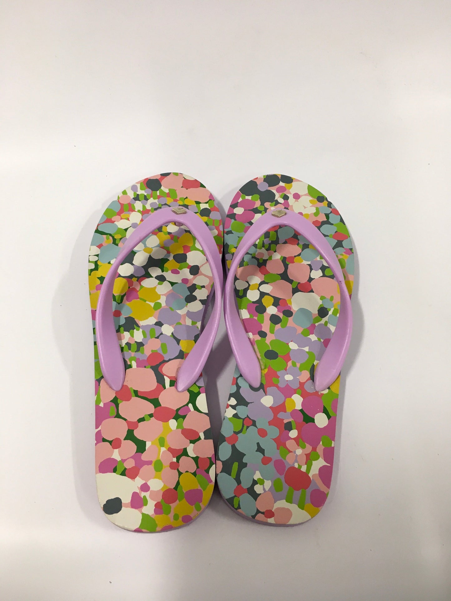 Multi-colored Sandals Flip Flops Kate Spade, Size 7