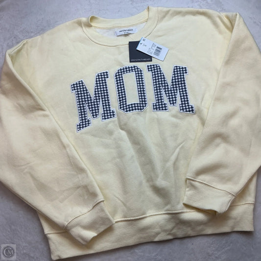 Sweatshirt Crewneck By Grayson Threads In Yellow, Size: S