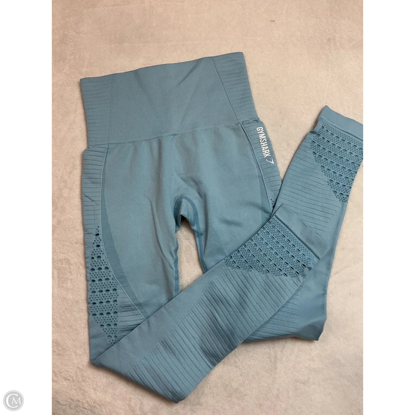 Athletic Leggings By Gym Shark In Blue, Size: Xs