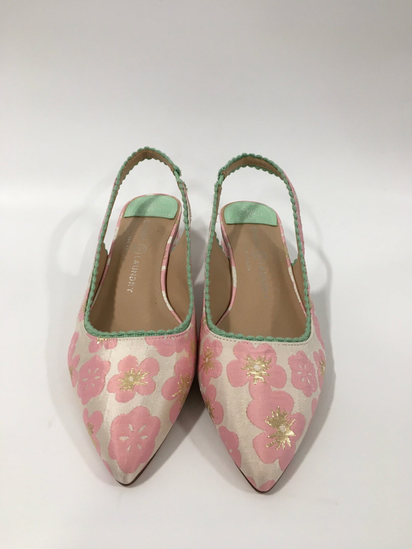 Pink Shoes Heels Block Chinese Laundry, Size 9