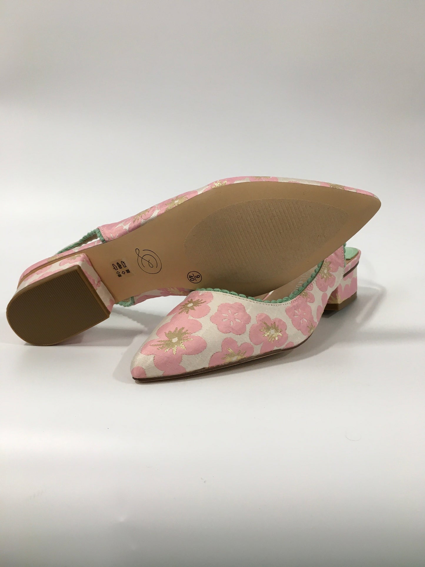 Pink Shoes Heels Block Chinese Laundry, Size 9