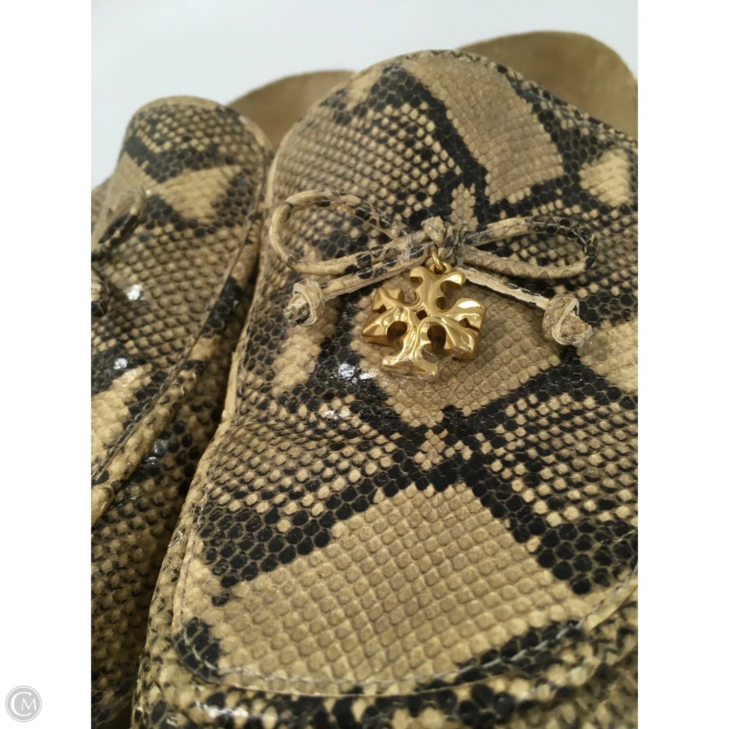 Shoes Designer By Tory Burch In Snakeskin Print, Size: 9