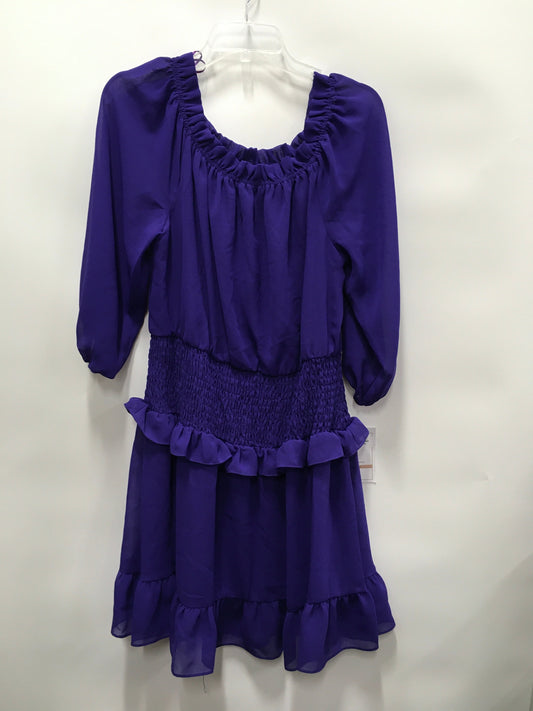 Purple Dress Casual Short Bleeker 126, Size 12
