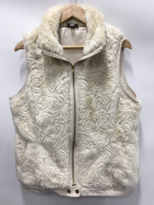 Vest Faux Fur & Sherpa By Roz And Ali  Size: Xl