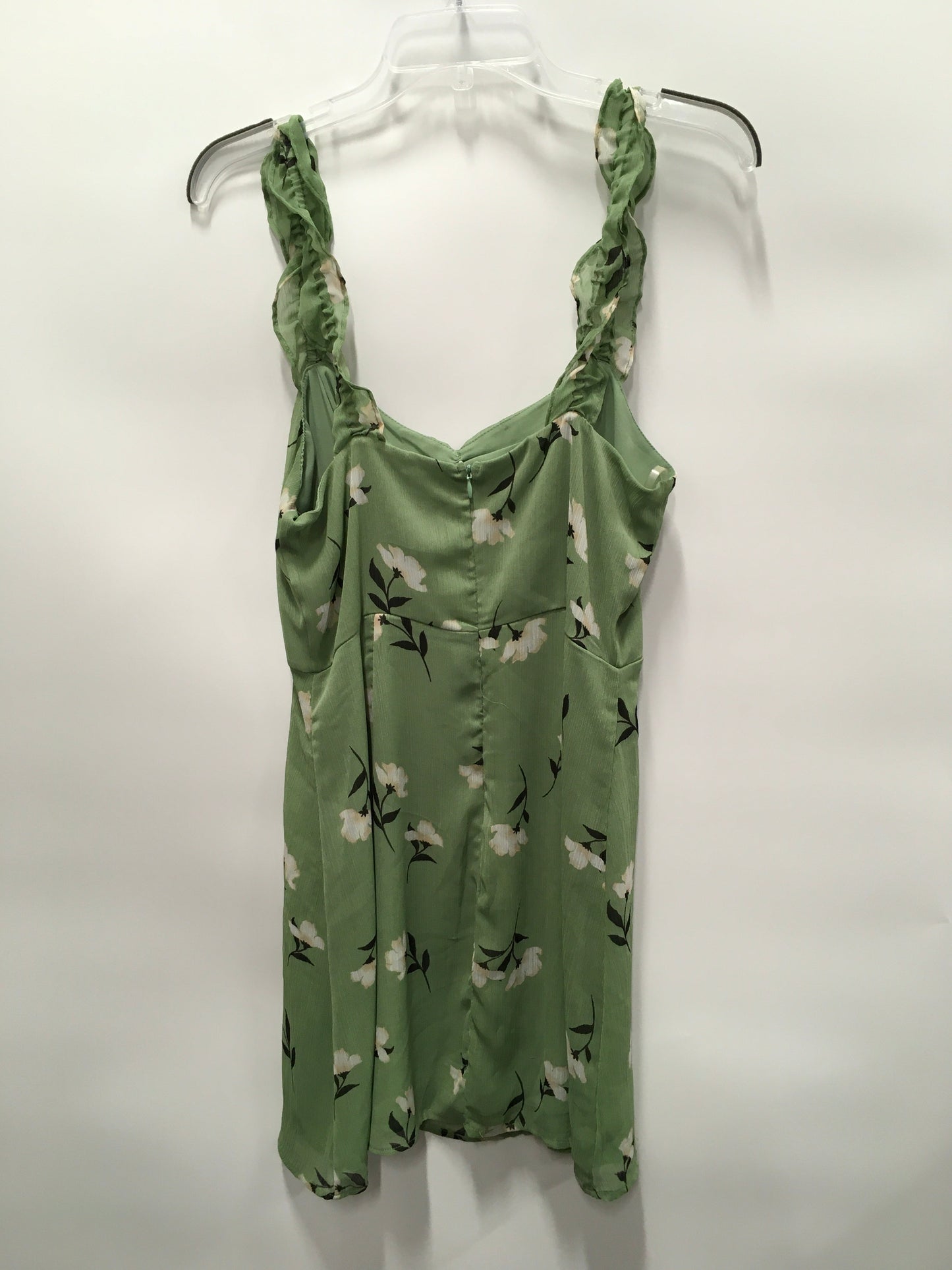 Green Dress Casual Short All In Favor, Size M