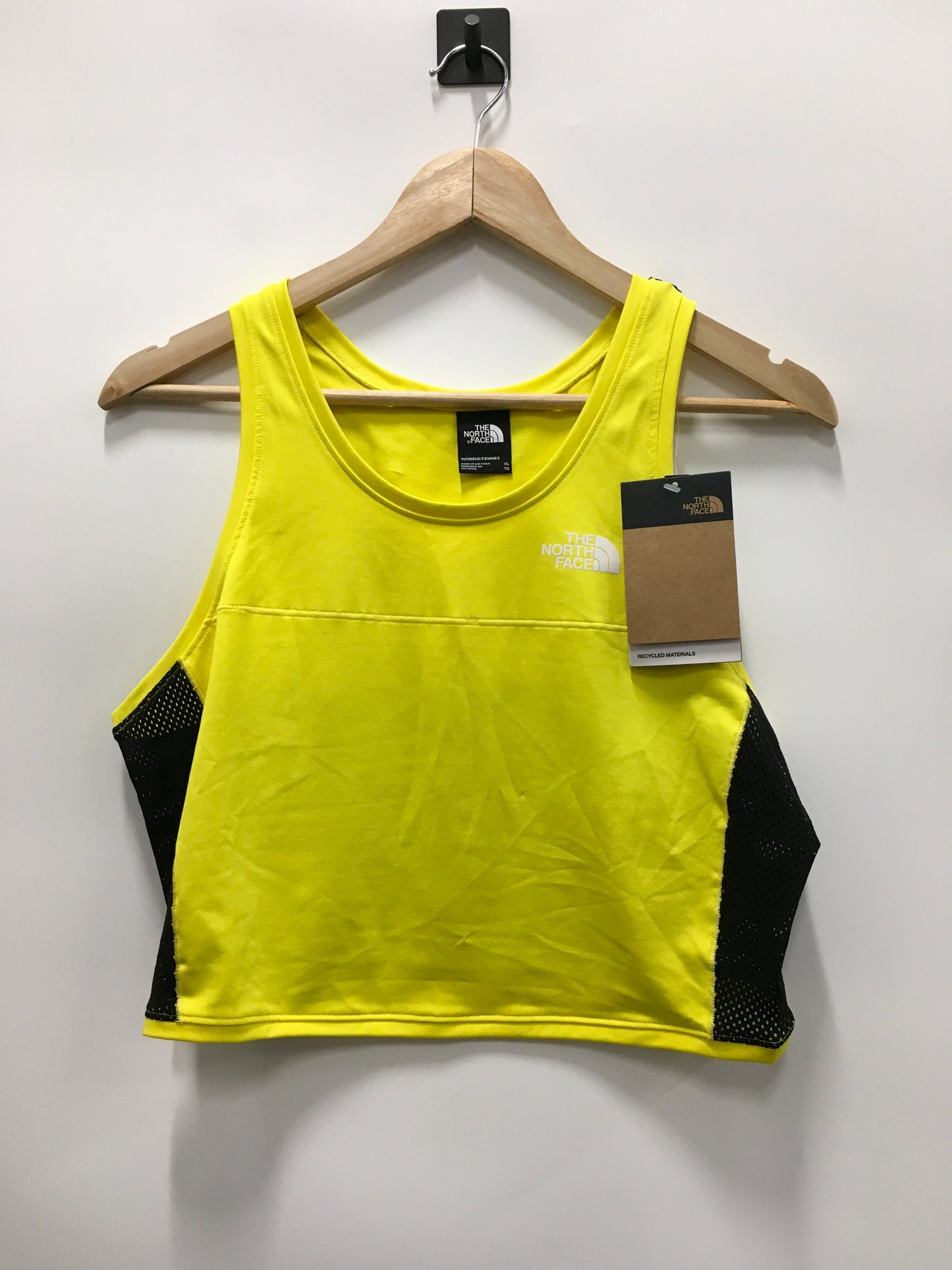 Athletic Tank Top By North Face In Yellow, Size: Xl