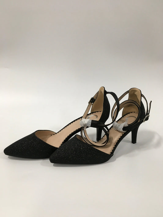 Black Shoes Heels Stiletto Clothes Mentor, Size 6.5