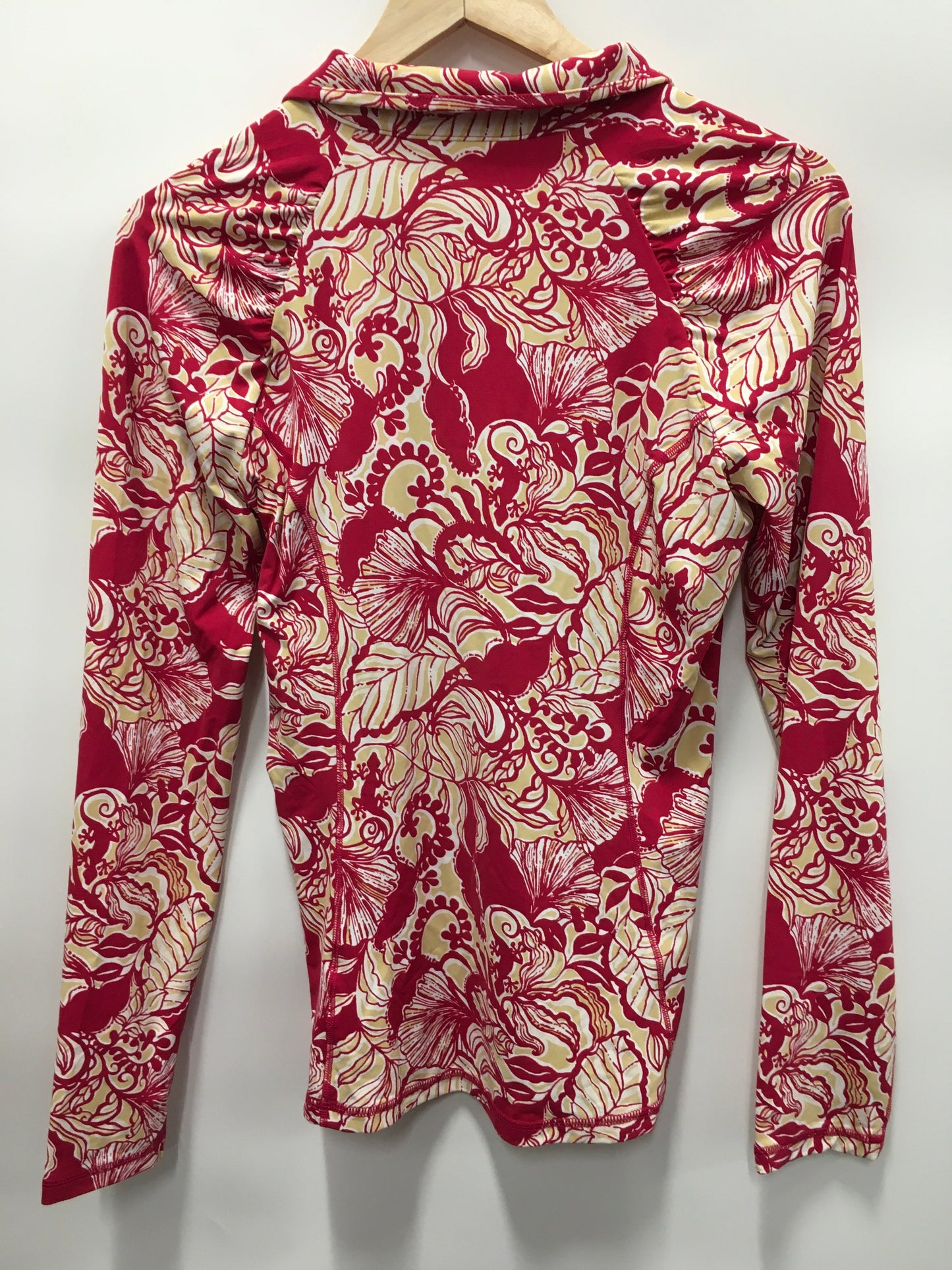 Athletic Top Long Sleeve Collar By Lilly Pulitzer  Size: M