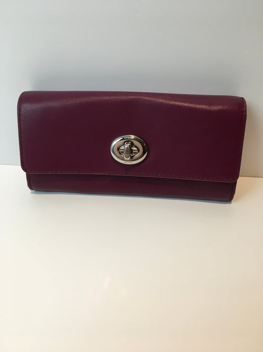 Wallet By Coach, Size: Medium