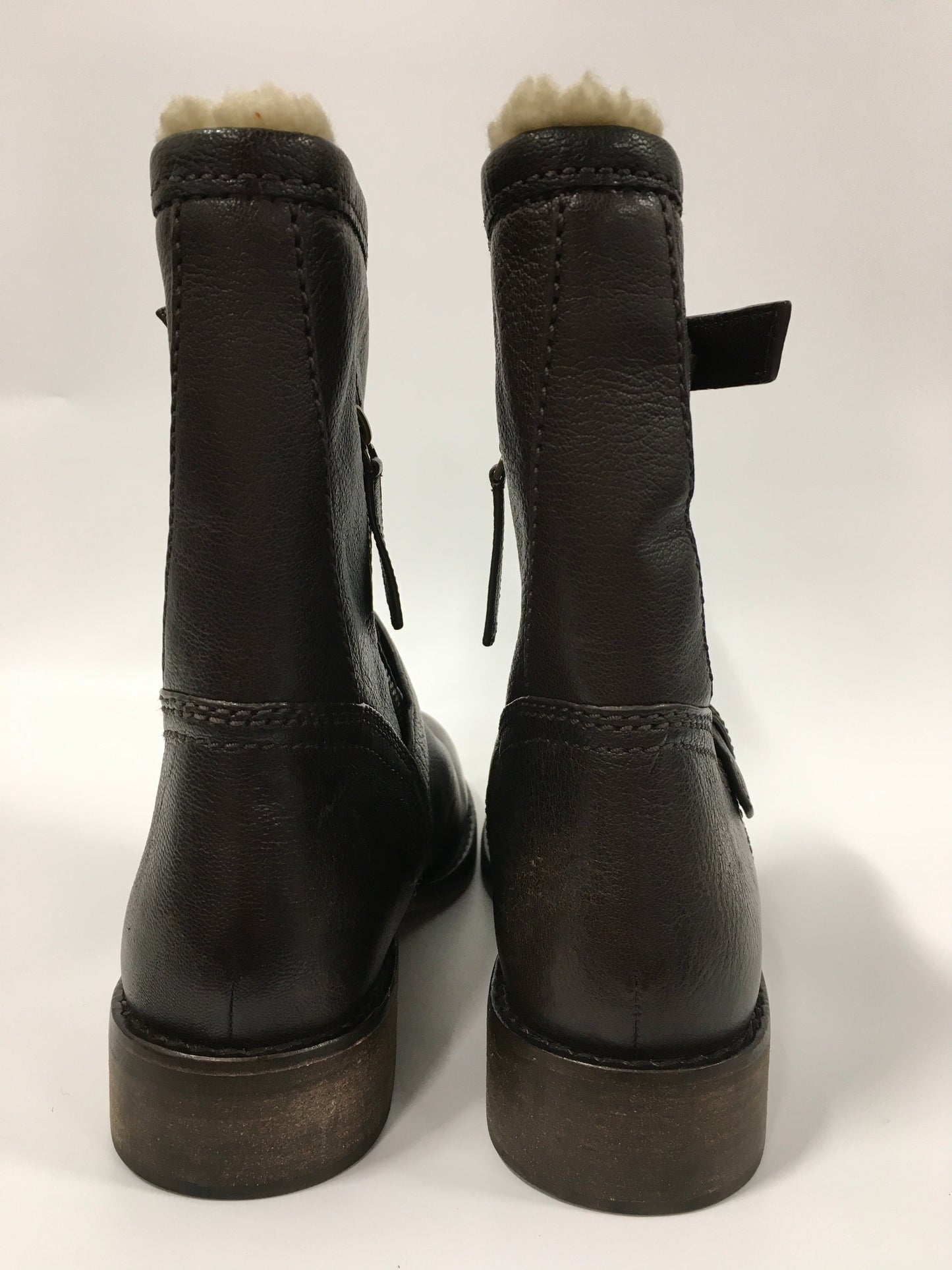 Boots Leather By Marc By Marc Jacobs In Brown, Size: 10.5