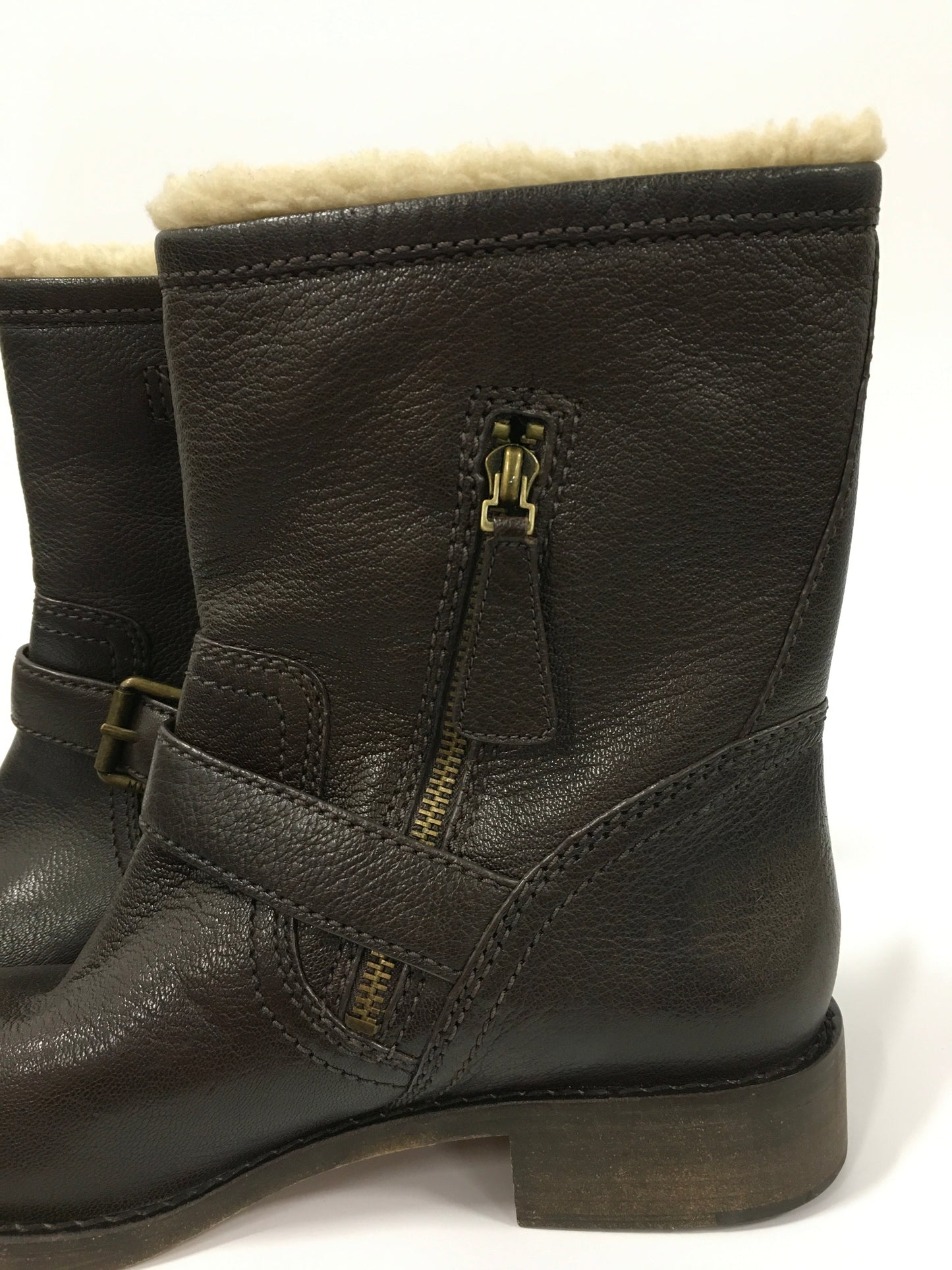 Boots Leather By Marc By Marc Jacobs In Brown, Size: 10.5