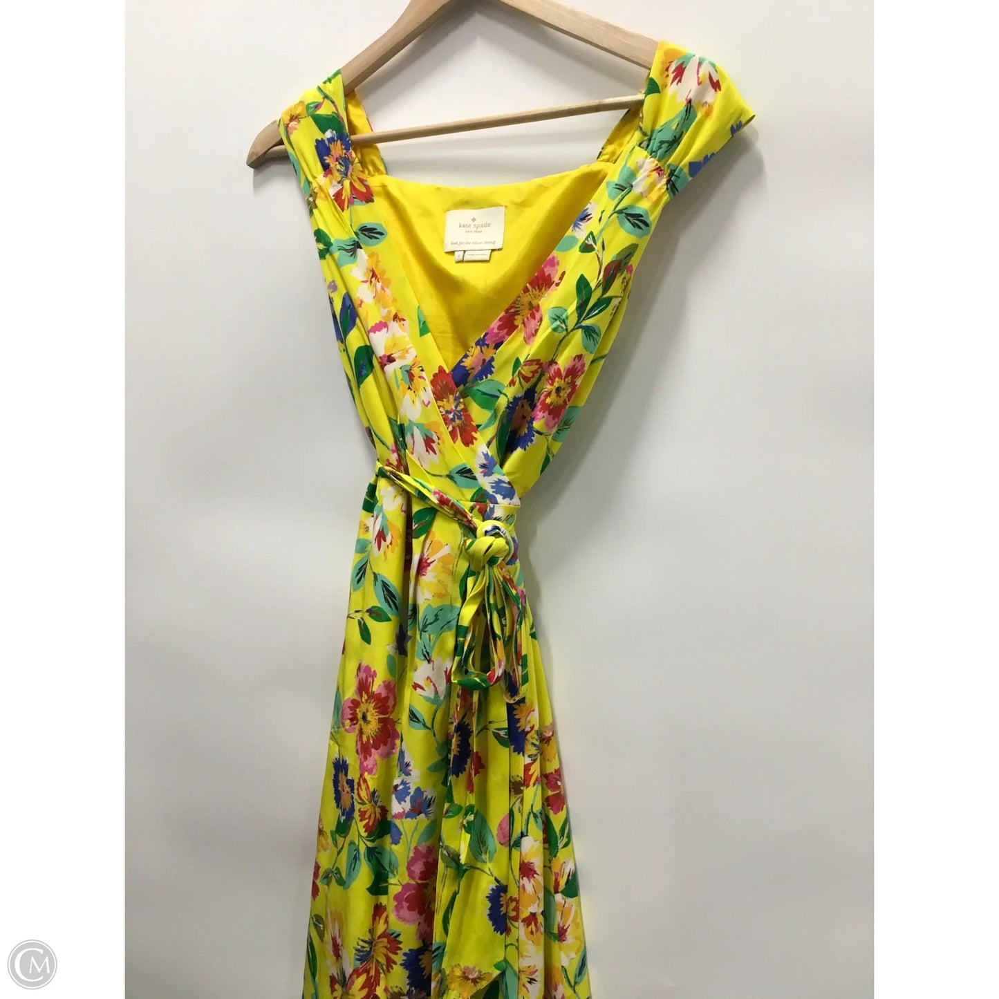 Dress Designer By Kate Spade In Yellow, Size: 4