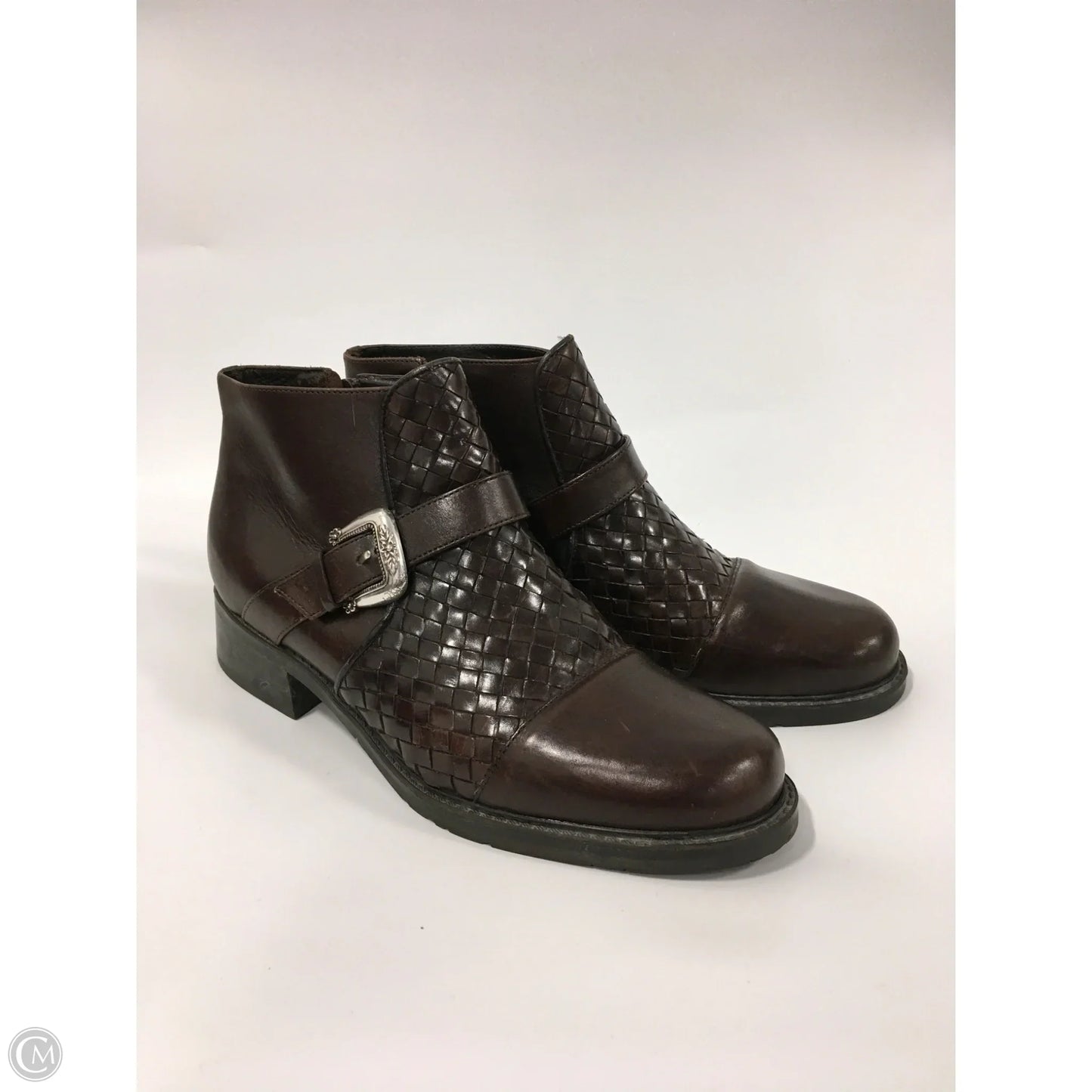 Boots Ankle Flats By Brighton In Brown, Size: 9