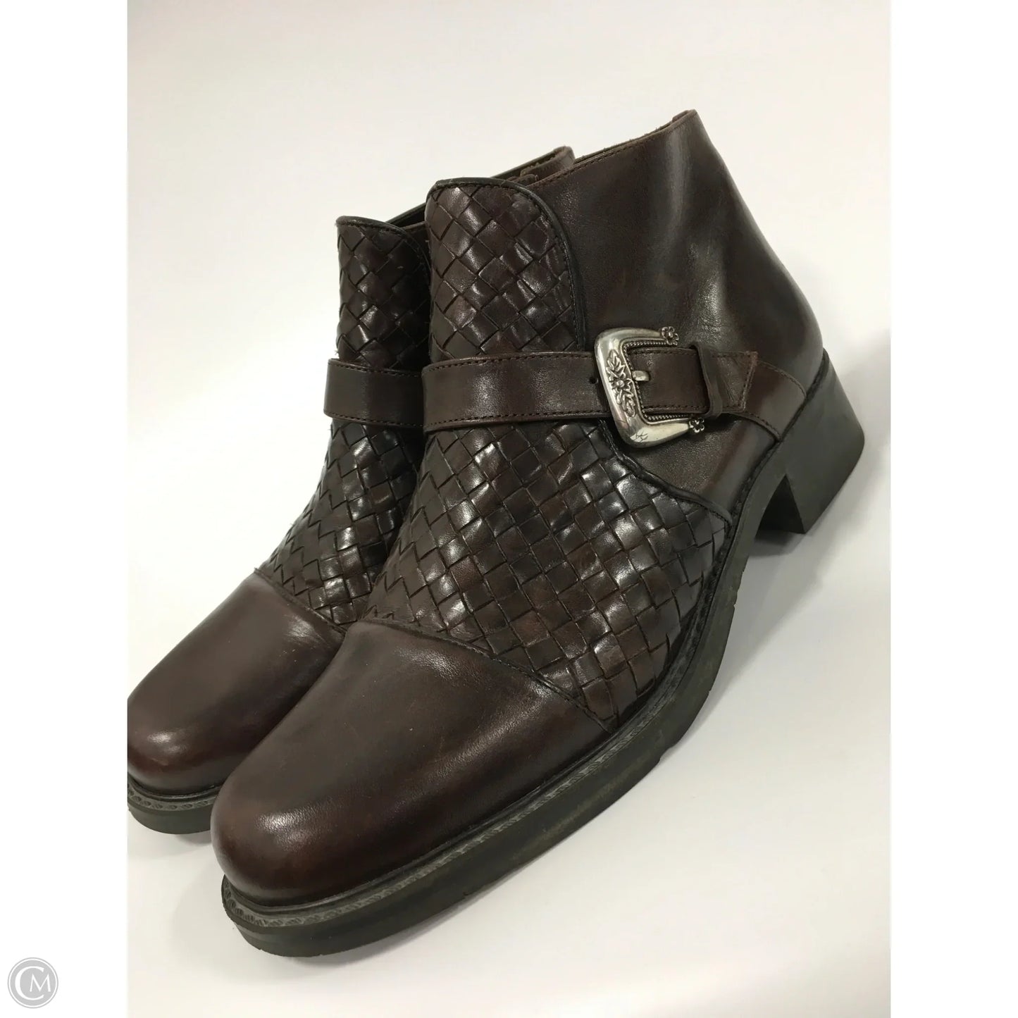 Boots Ankle Flats By Brighton In Brown, Size: 9