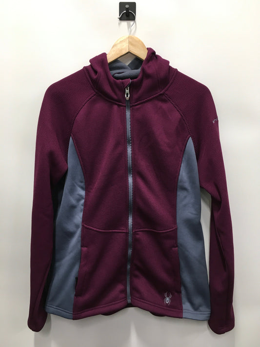 Purple Athletic Jacket Spyder, Size Xl