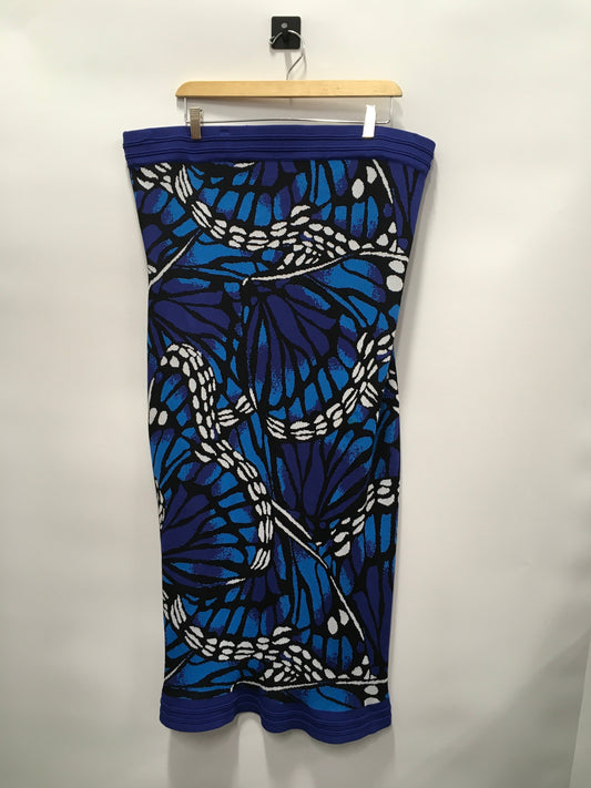 Blue Skirt Maxi New York And Co, Size 1x