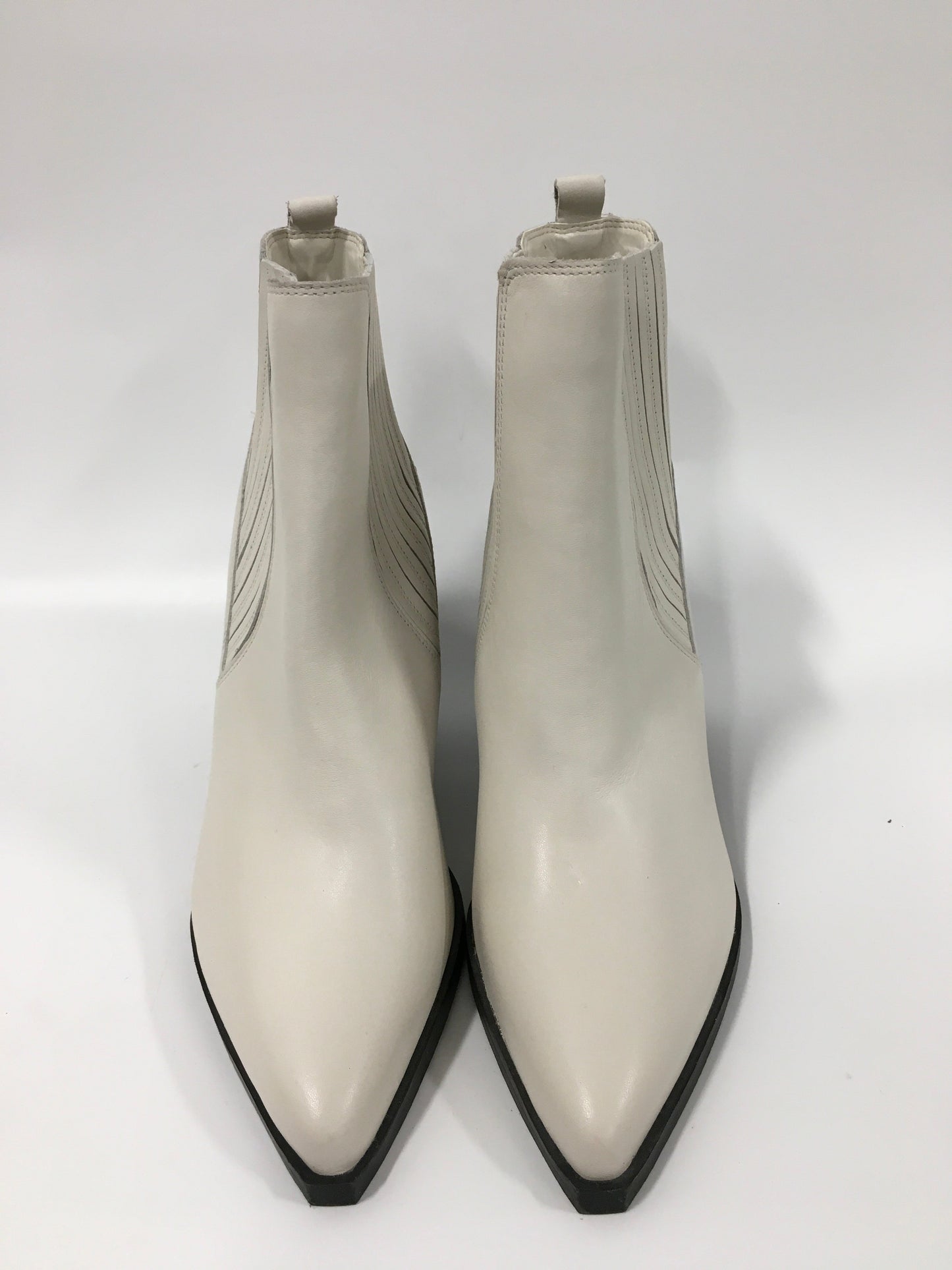 Boots Ankle Heels By Marc Fisher In White, Size: 10