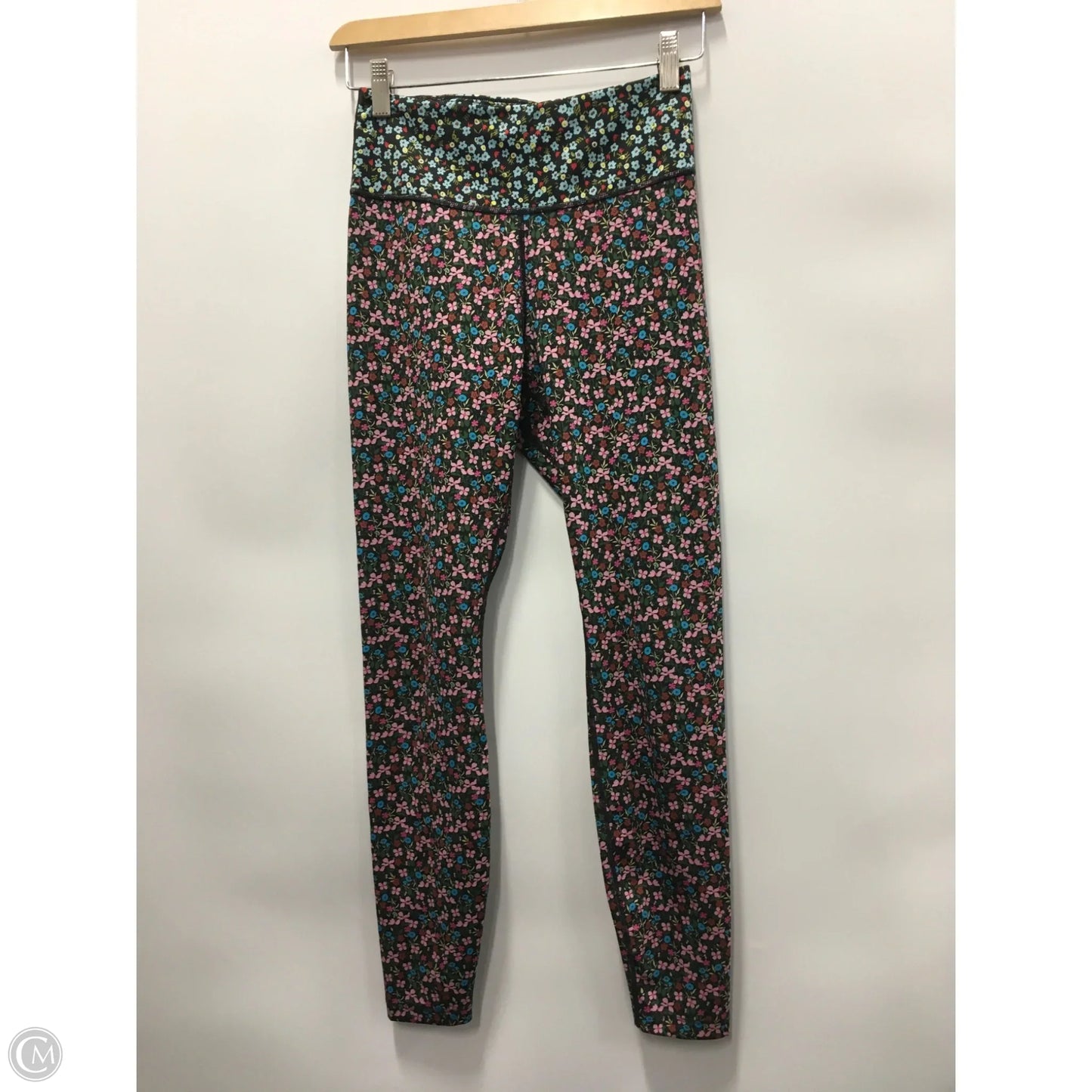 Athletic Leggings By Nike In Floral Print, Size: S