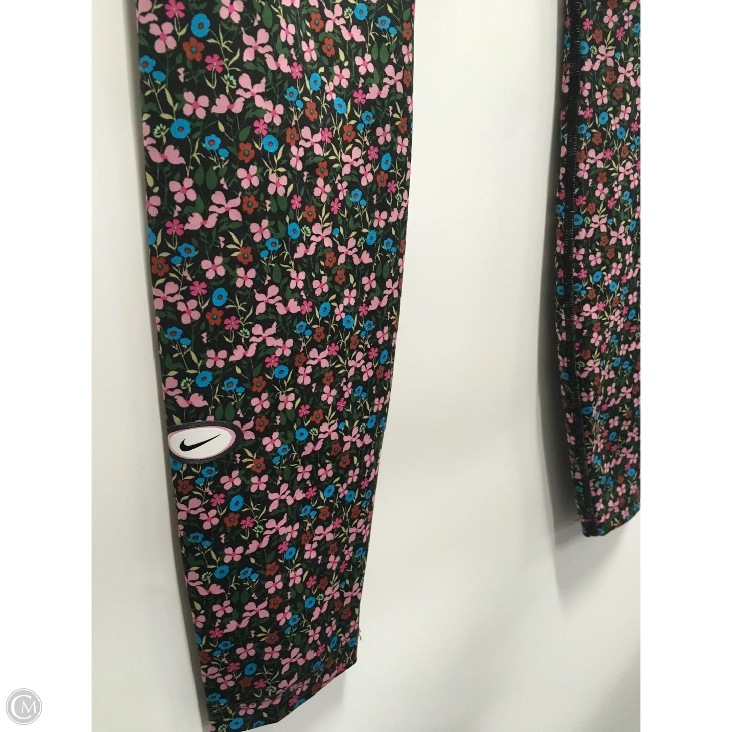 Athletic Leggings By Nike In Floral Print, Size: S