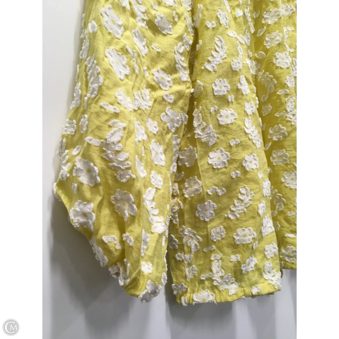 Top Long Sleeve By Ann Taylor In Yellow, Size: M
