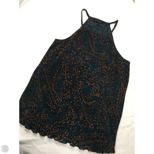 Top Sleeveless By Banana Republic In Teal, Size: S