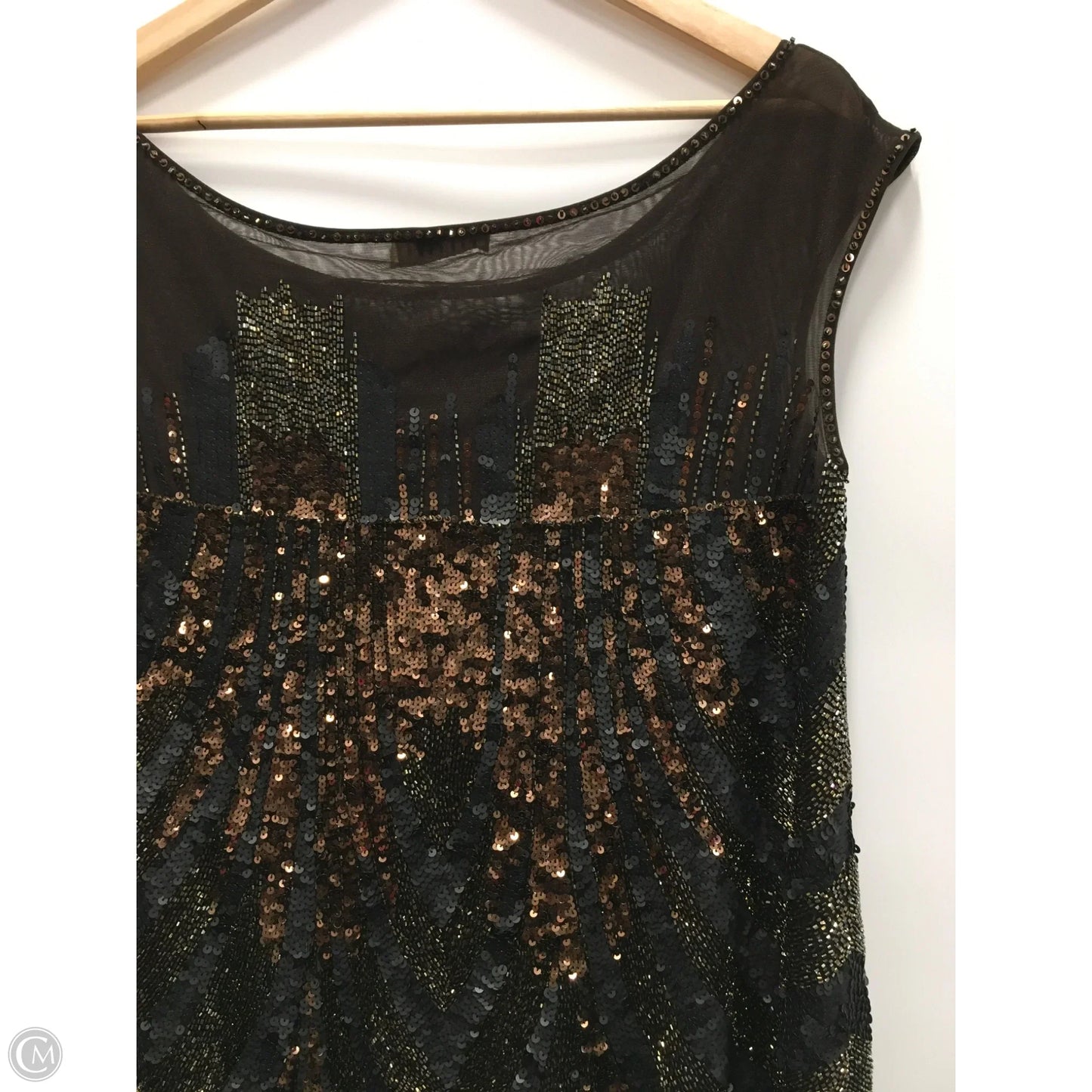 Dress Party Short By Farahkhan In Brown, Size: Xs
