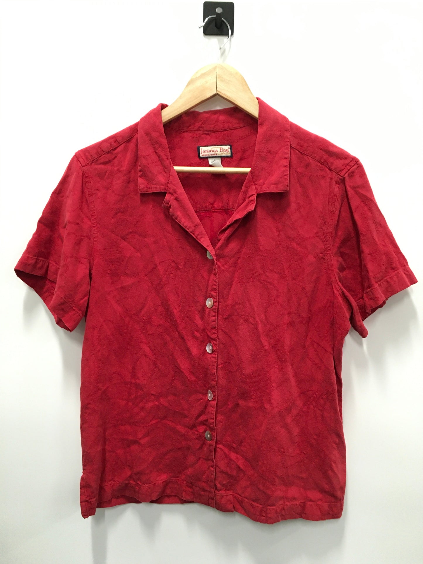 Red Top Short Sleeve Jamaica Bay, Size L
