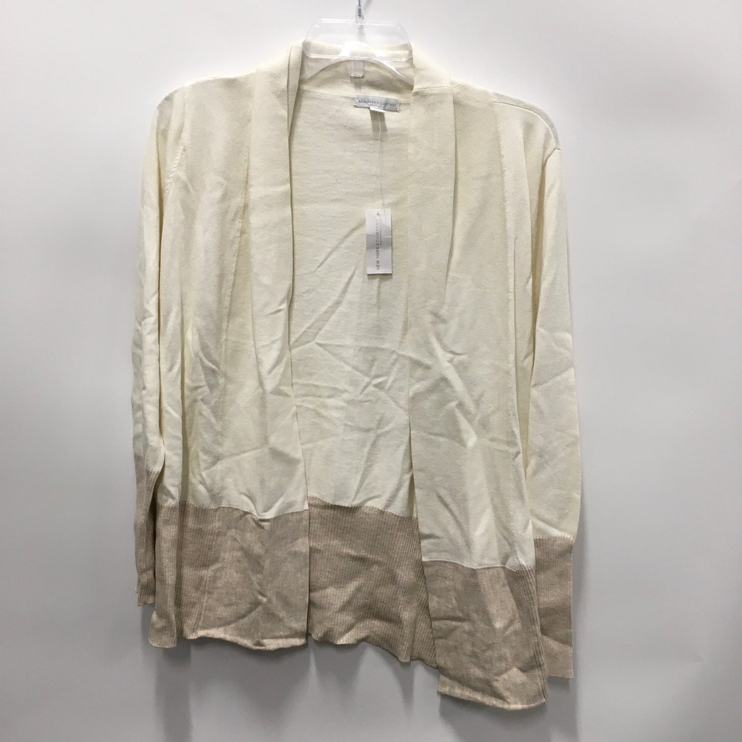 Cream Cardigan New York And Co, Size L