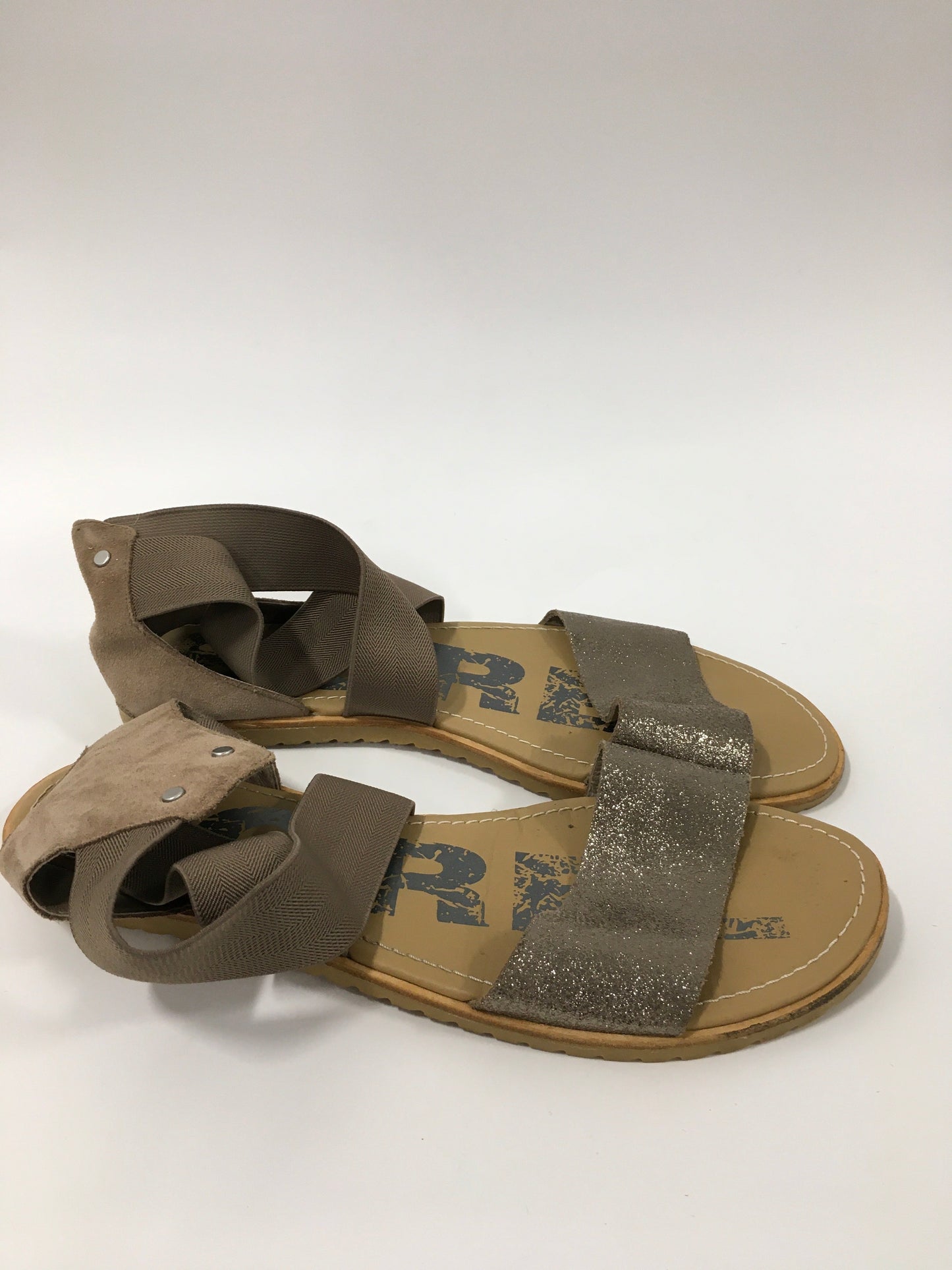 Bronze Sandals Flats Sorel, Size 11