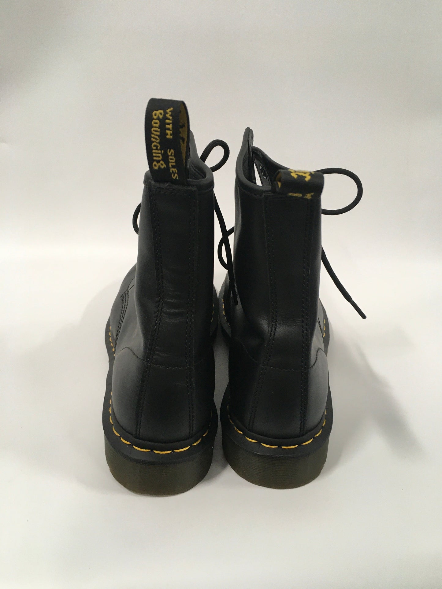 Black Boots Combat Dr Martens, Size 10